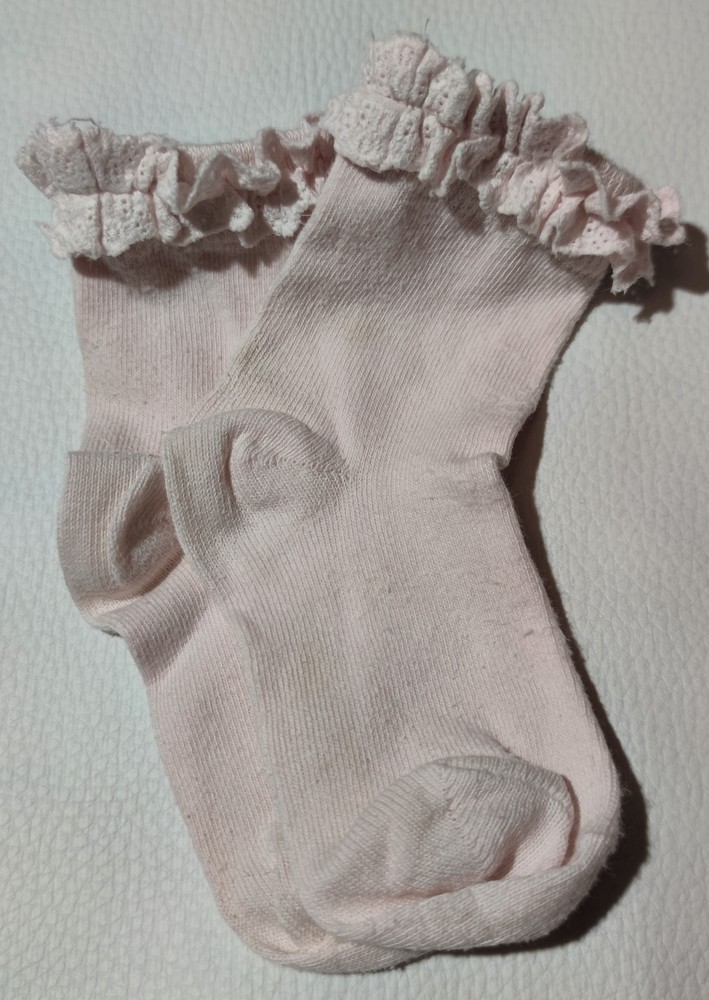 Светло-розовые носки с оборками next р. 3-5,5 фото №2
